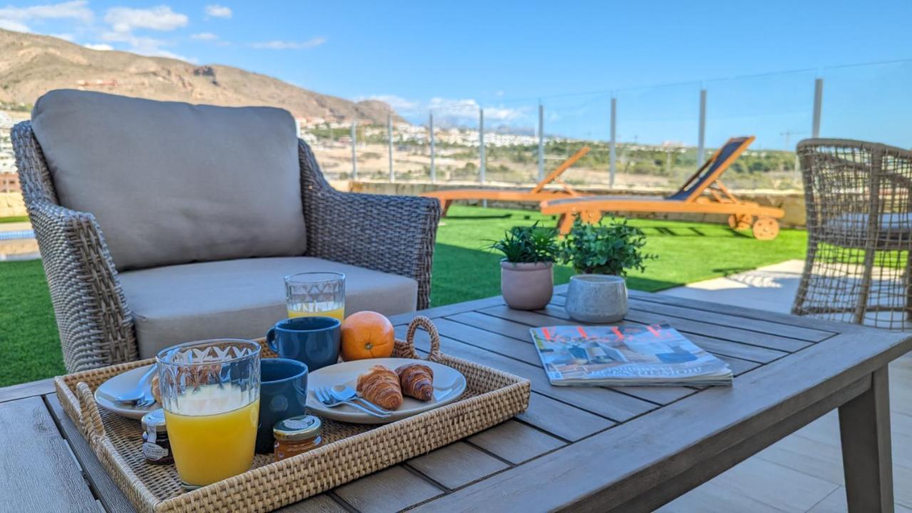 Panoramic Pool & Mountains House Apartamento Finestrat Exterior foto