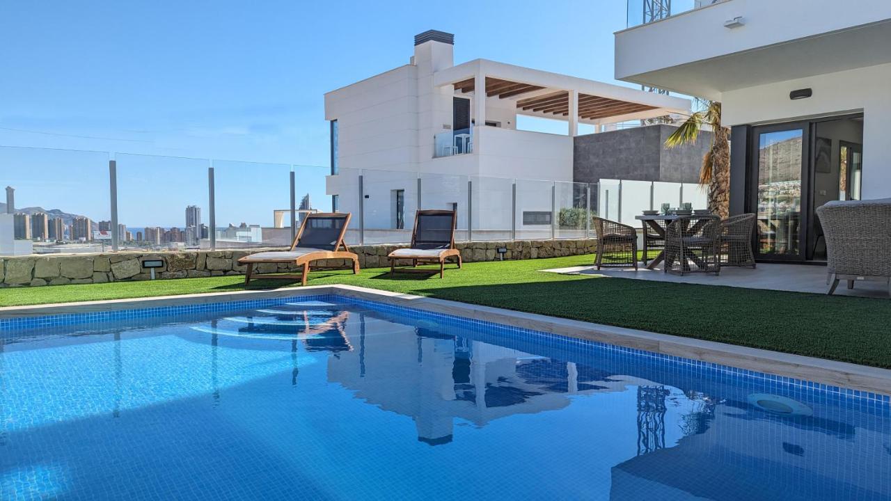 Panoramic Pool & Mountains House Apartamento Finestrat Exterior foto